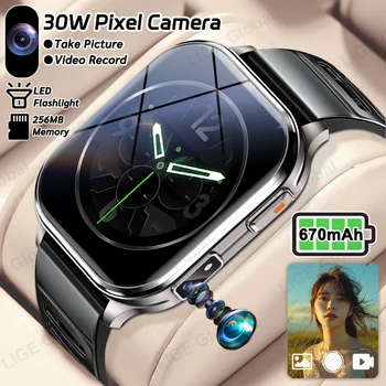 LIGE 2026 Nuovo Smartwatch per Uomo e Donna con Fotocamera, Registrazione Video, Monitoraggio Salute, Fitness, 670mAh, 2.01", Chiamate BT