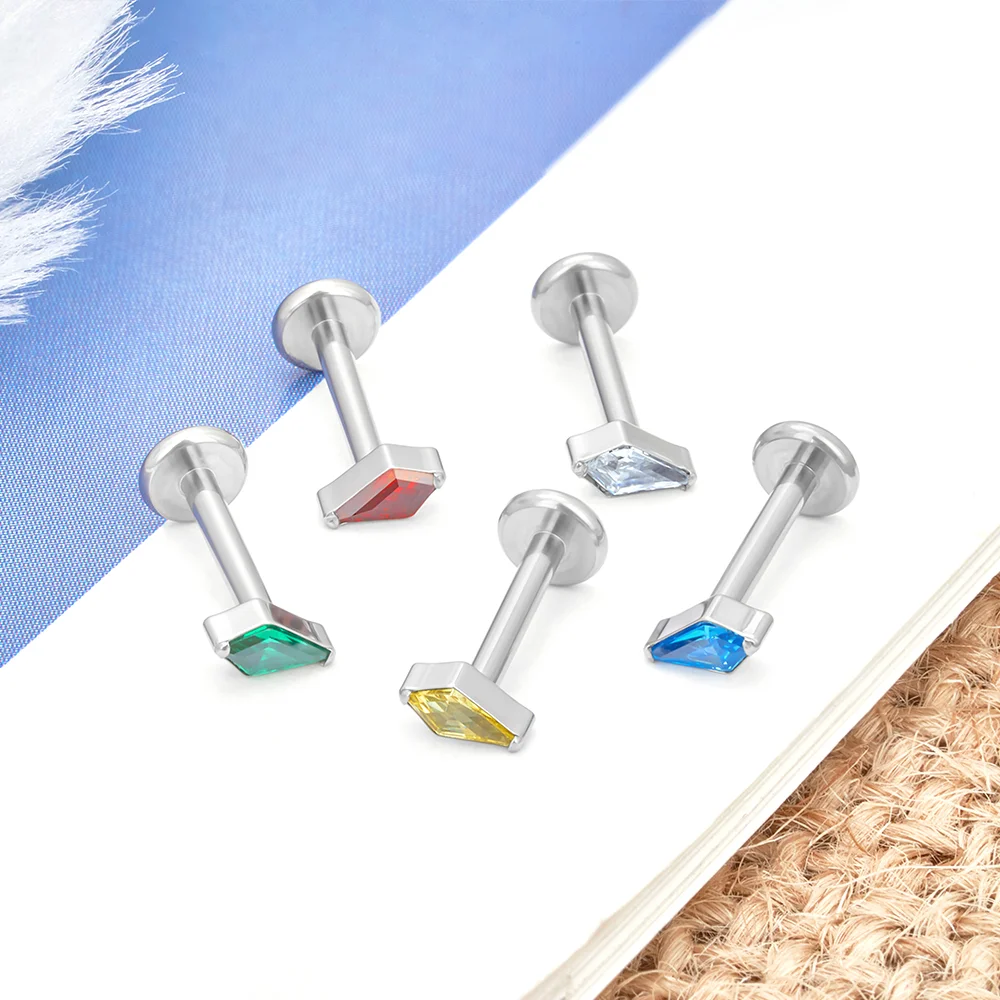 Silver Stud Earrings Studded Earrings Gold Stud Earrings Starfish Stud Earrings Crystal Ear Studs Womens Earrings Gold Earrings Titanium G23 Ear Studs Cartilage Zircon Opal Agate Labret Lip Tragus Nose Earring For Women Christmas Gift Piercing Jewelry