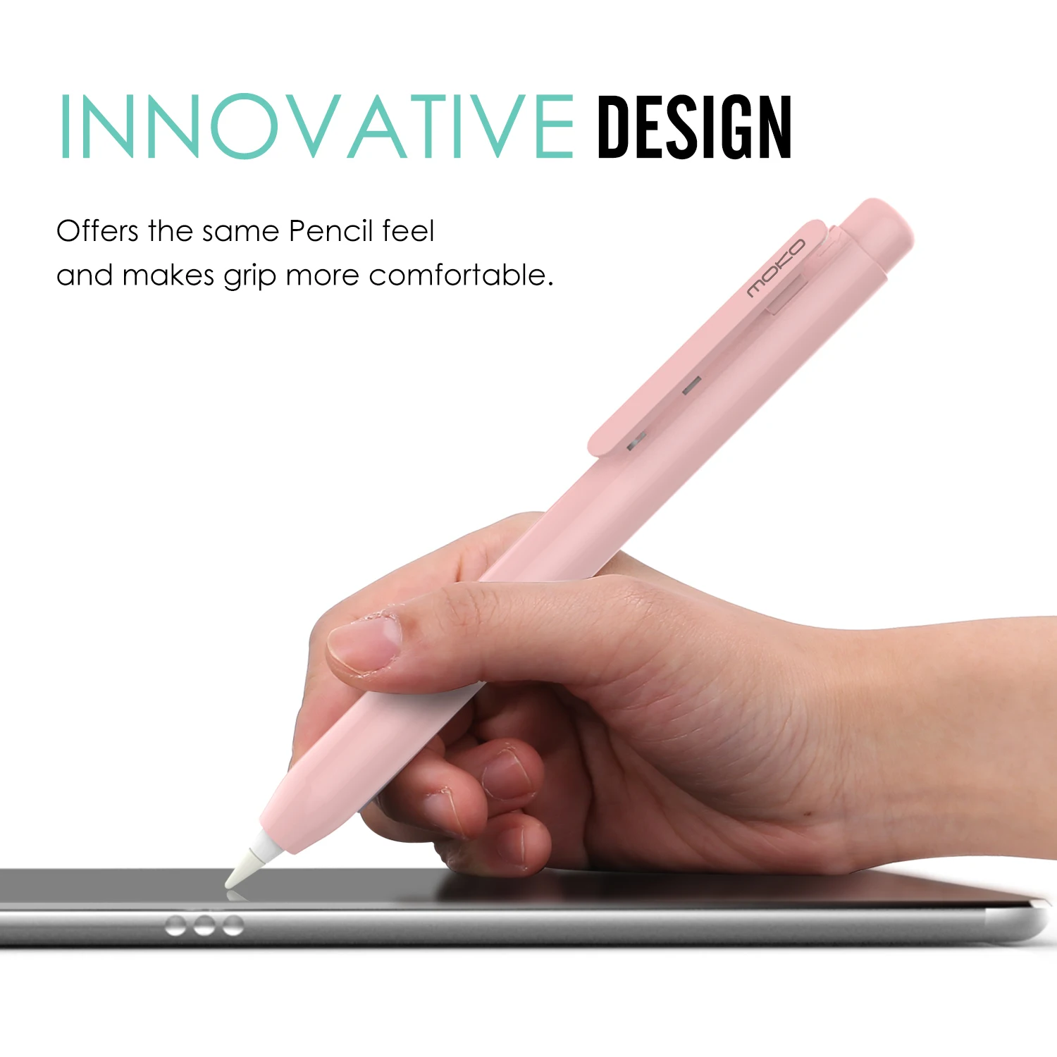 MOKO Retractable Protective Sleeve with Clip for Apple Pencil 1st Generation