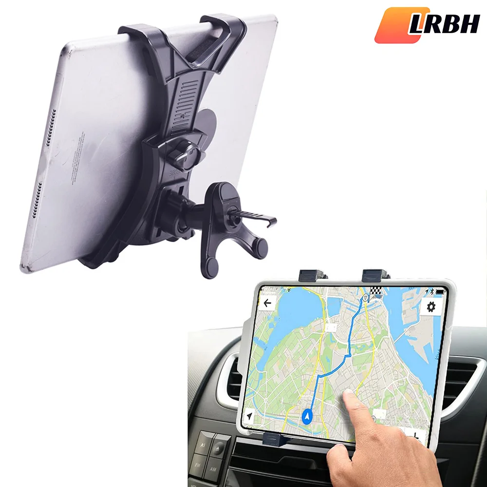 תושבת מחזיק טאבלט למזגן ברכב, תואמת לטאבלטים בגודל 7-12 אינץ', מתאימה לטאבלטים בגודל iPad Pro Mini Air 2