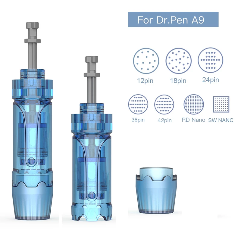 10/20/50Pcs New 12/18/24/36/42 Pins/Nano Needle Electric Derma Pen DrPen A9/ Microneeding Dermapen Dr Pen A9 Needles_voghion.com