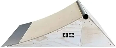 Launch WR-Wood Skateboard Launch Ramp with Coping and Wall Ride-Blast Over The Ramp or Hit The Back Wall Rid