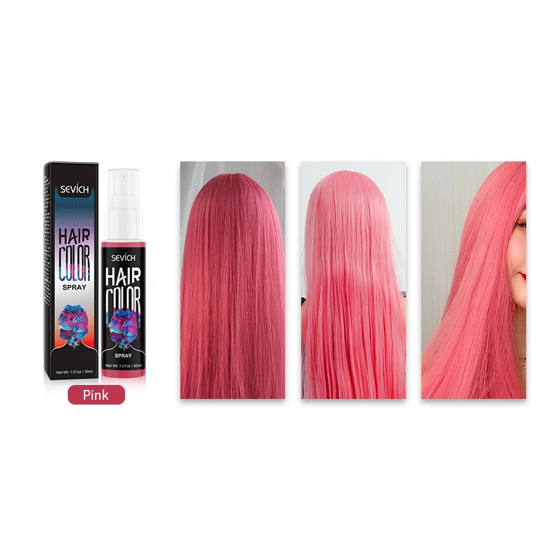 30 ml vloeibare haarspray unisex feestcosplay gebruik tijdelijke haarkleur kleurstof getinte blijvende beveiliging haarstyling kunstbenodigdheden