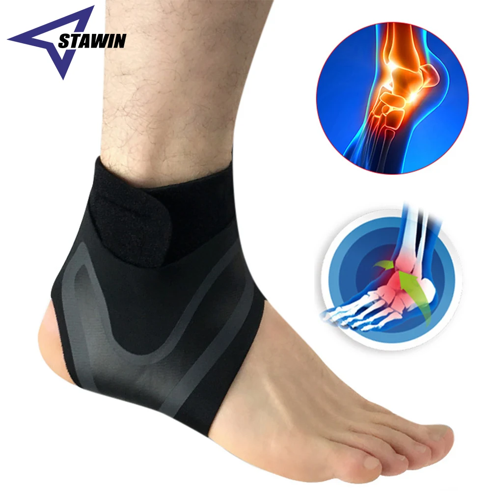 

Left / Right Feet Sleeve Ankle Support Socks Compression Anti Sprain Heel Protective Pressurizable Bandage Ankle Support Foot BN