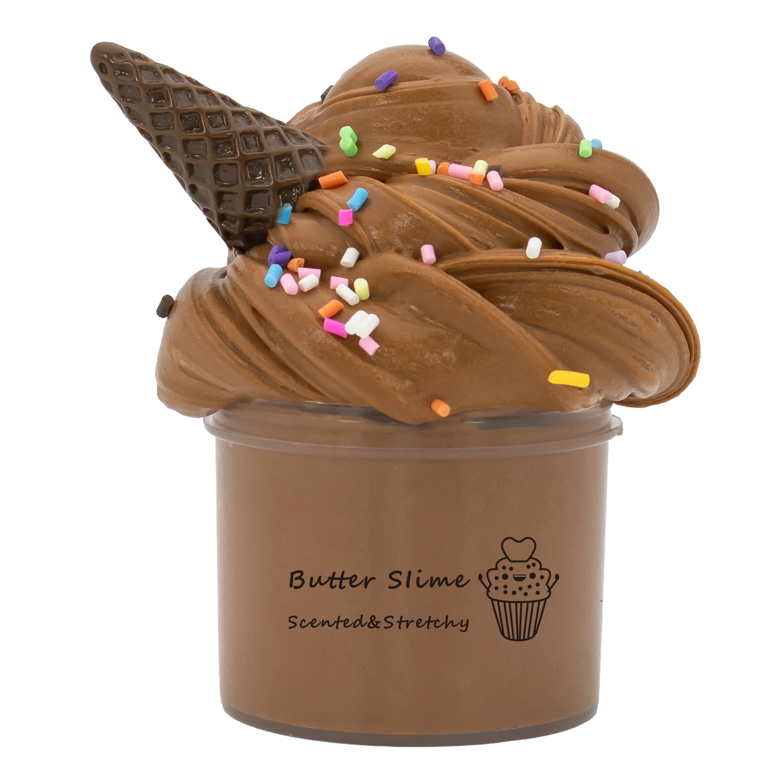 70ML Scented Butter Slime,Strechy And Non-Sticky,Ice Cream Cones accessories,Birthday, Holiday, Easter Day Party Gifts,DIY Stres 6