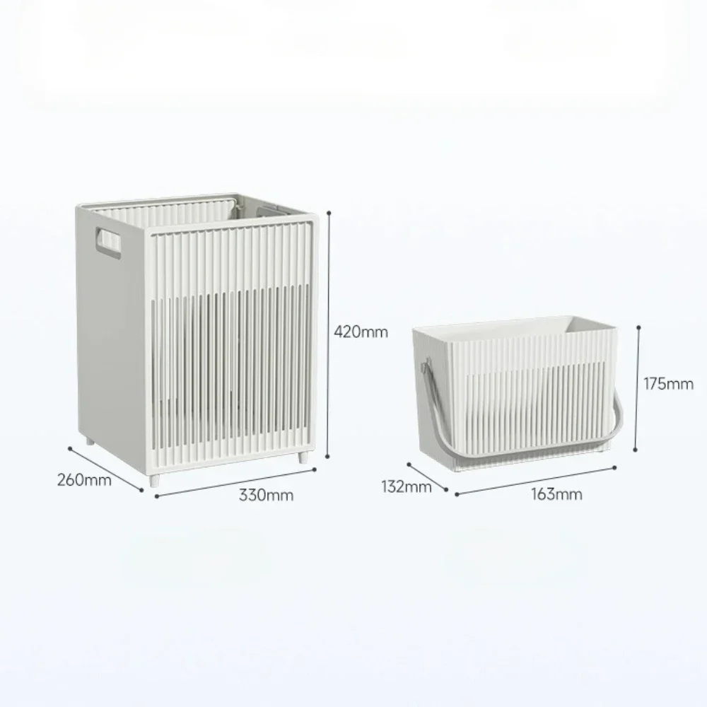 Plastic Multifunctional Foldable Laundry Basket Dirty Clothes Accessories Household Bathroom Large Capaci Storage Baskets