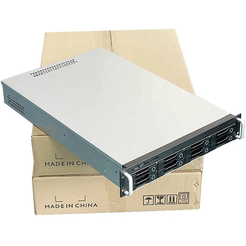 YYHC- 2u 8 베이 NAS 하드 디스크, 핫스왑 스토리지 서버 랙 케이스 섀시, 미니 SAS SATA 12Gb 백플레인 포함