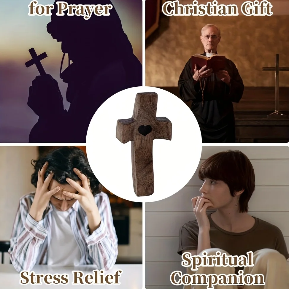 Wooden Pocket Cross Set 2