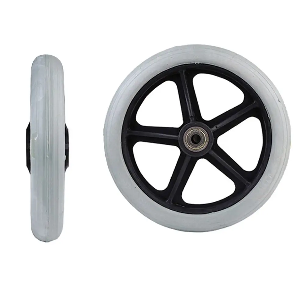 Anti-Slip 6-Inch Solid Rubber Tire for Carts, Wheelchairs, and Trolleys