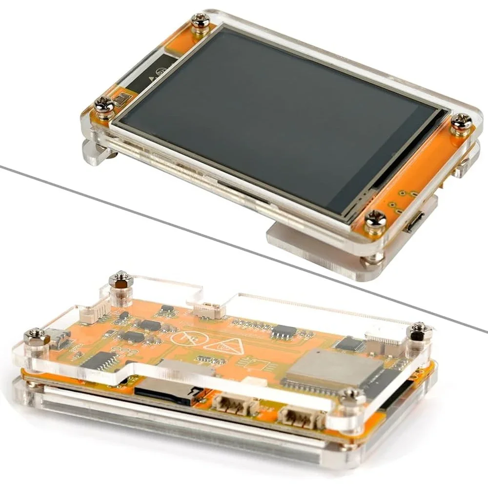 New 2.8" ESP32-2432S028R ESP32 Display ILI9341 Resistive Touchscreen TFT LCD Module ESP-WROOM-32 Development Board Acrylic Case