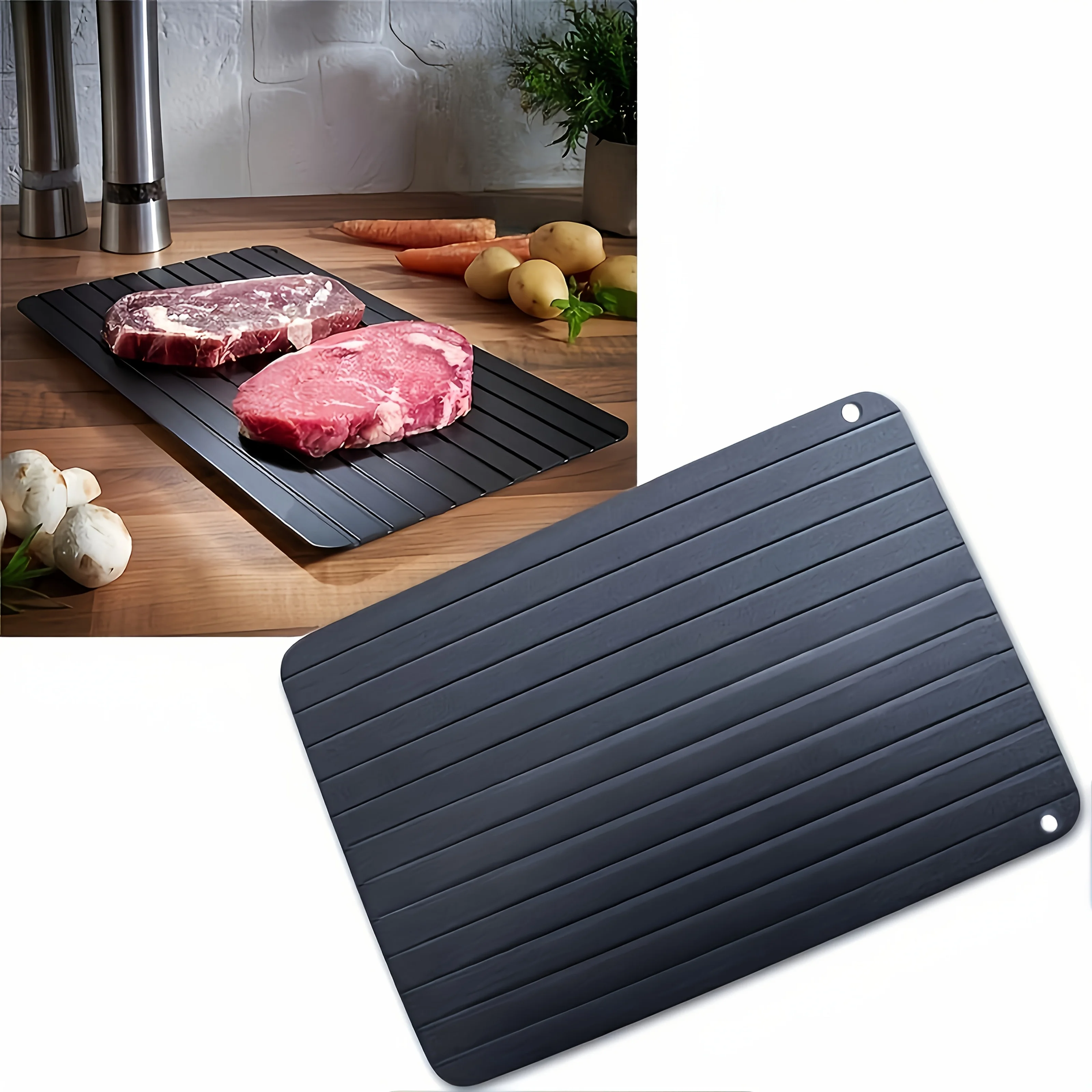 1pc Quick Thawing Plate | Thawing Plate for Frozen Meat, Frozen Food, Meat, Fruit, Thawing Master, Kitchen Gadget