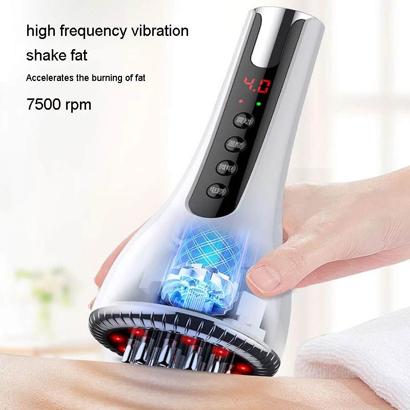 EMS Gua Sha Scraping Body Slim Massager Infrared Therapy Anti Cellulite
