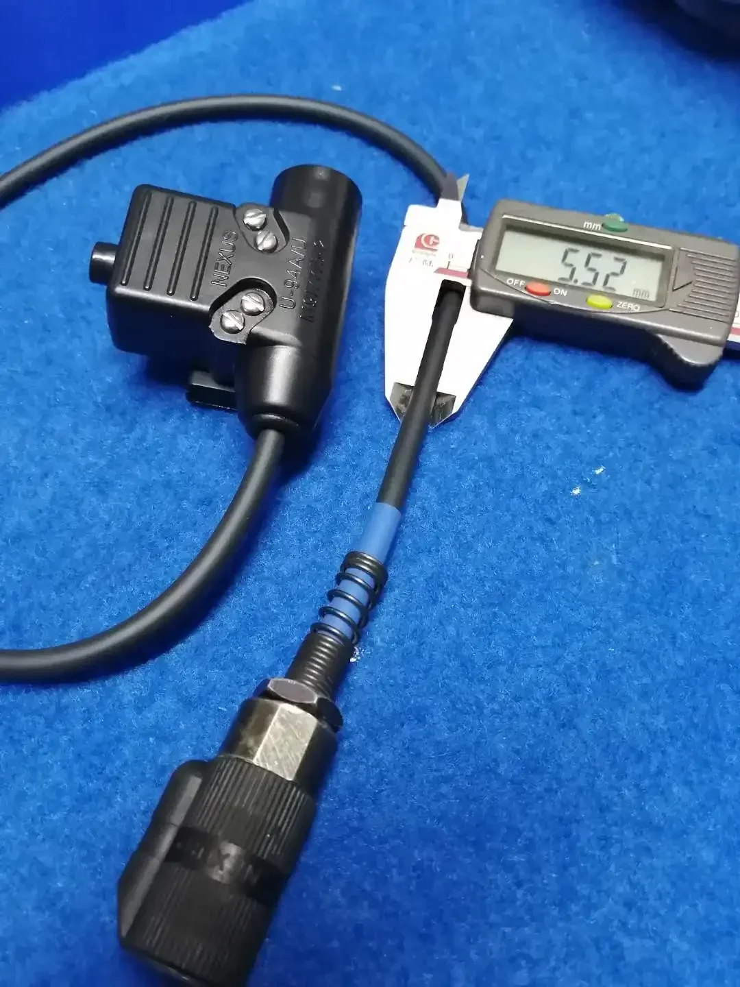 New High Quality Black Connector U94 / TCA-U94 Tactical PTT