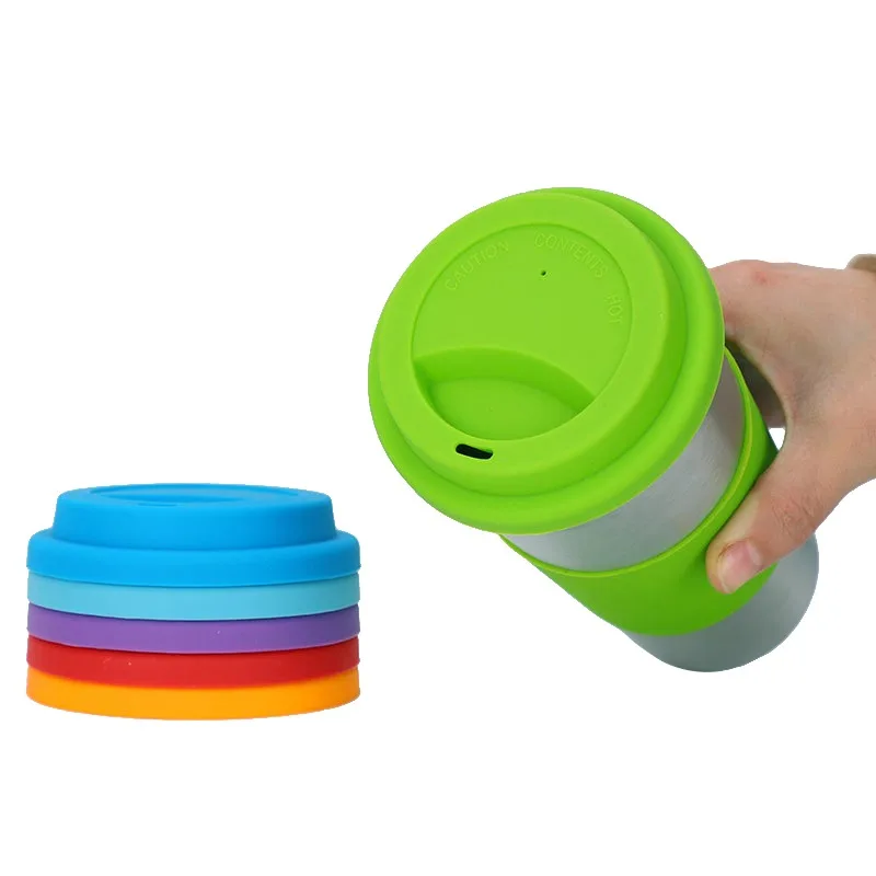 

Silicone Insulation Leakproof Cup Lid Heat Resistant Anti-Dust Mug Cover Kitchen Tea Coffee Sealing Lid Caps Home Supplies