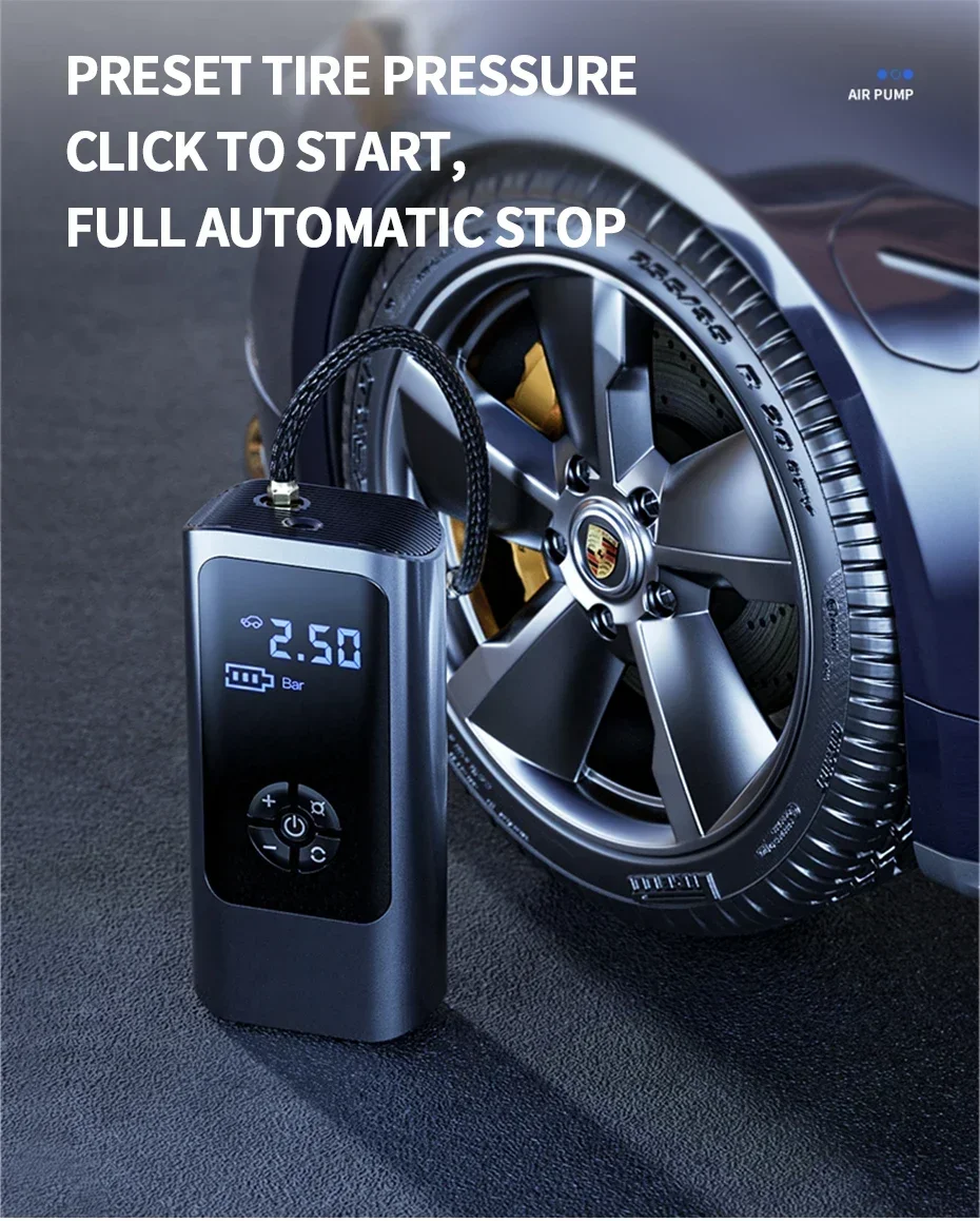 Xiaomi 8000mAh Electric Tire Inflator - 150PSI