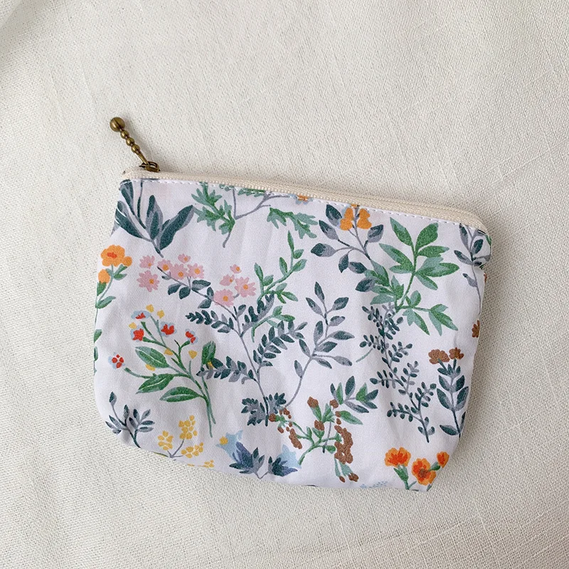 Mini Canvas Coin Purse in Victorian Flower Designs – The Bullish Store