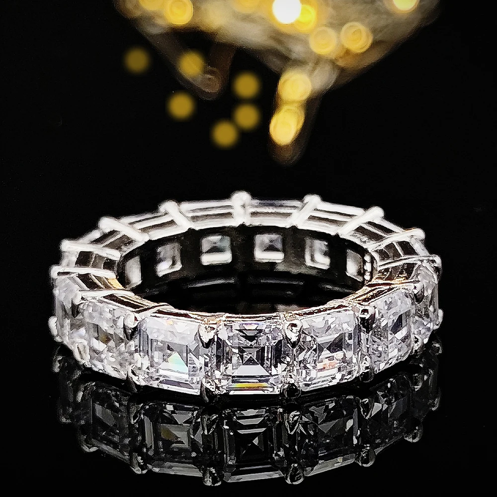 Elegant Vintage Gold & Silver Eternity Wedding Band for Women & Men - Perfect Gift