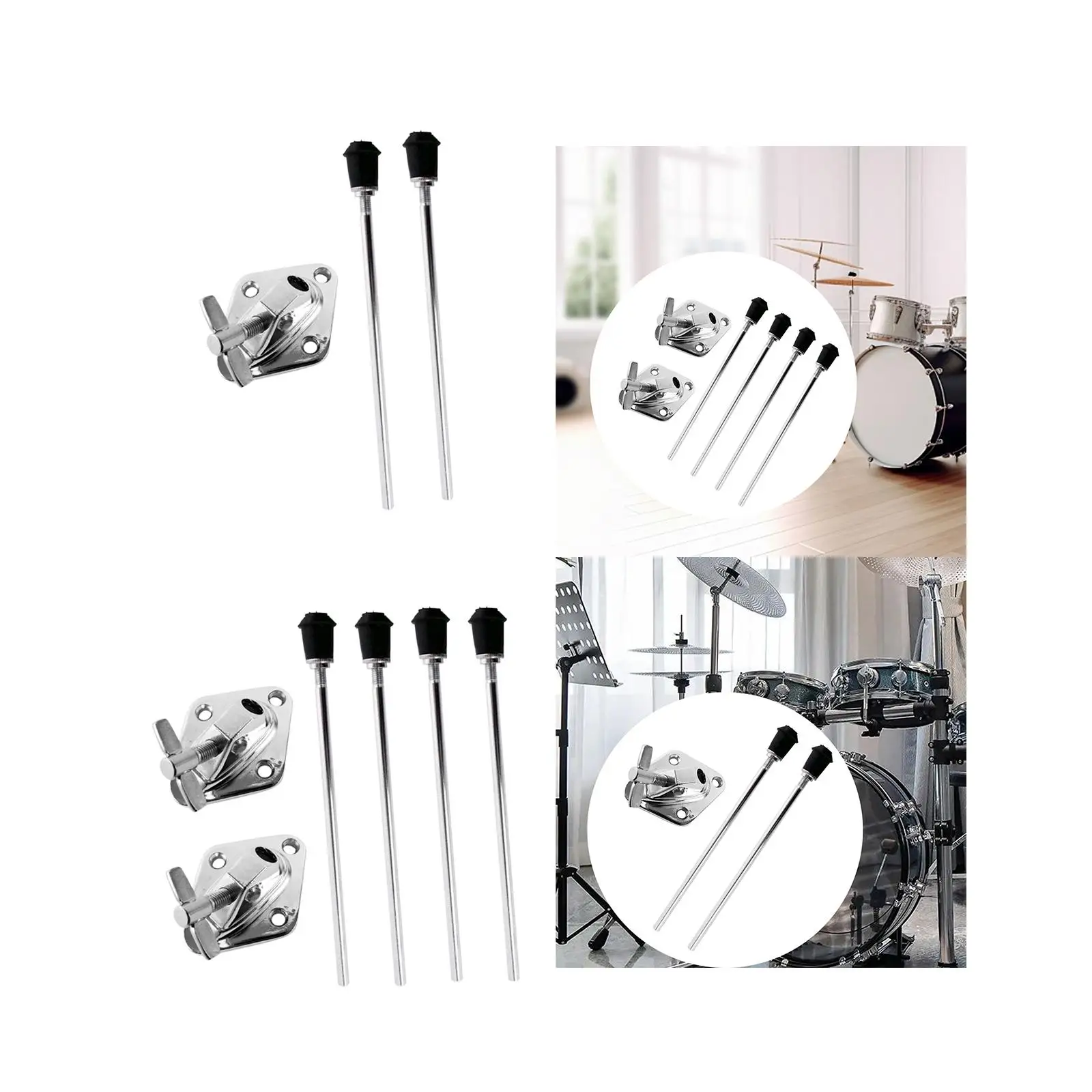 Professional Anti-Skid Bass Drum Legs - Stable Musical Instrument Accessory