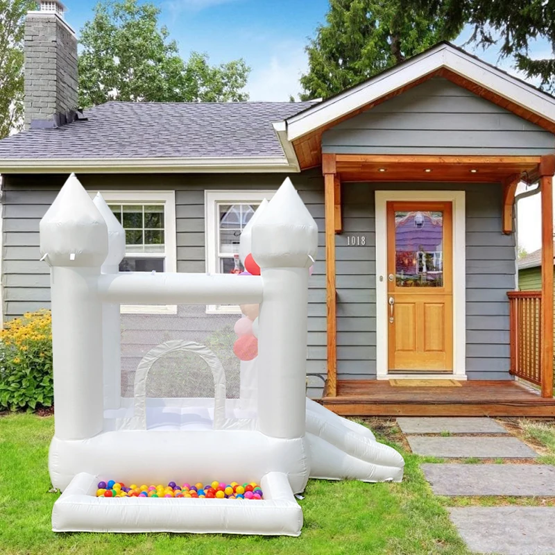 Oxford Mini Jumping Castles Bouncy Castles Outdoor Christmas Inflatable Children's Toys House Birthday Party Events Air Bounce 4