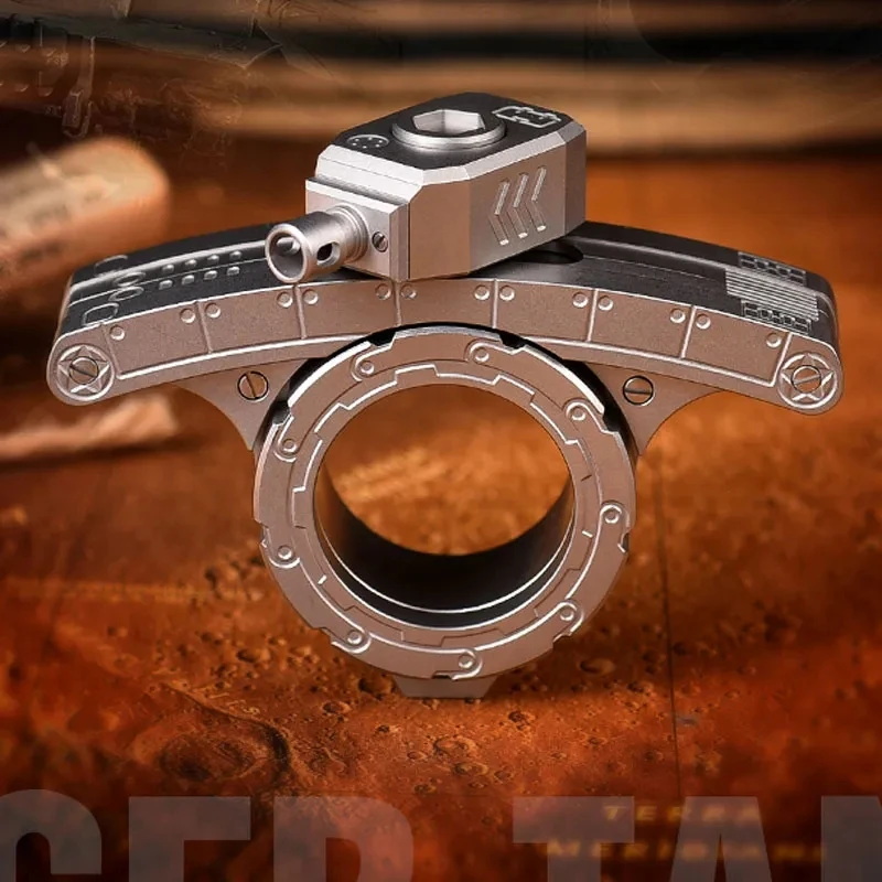 

Alpha Tiger Tank Fidget Ring Fidget Slider EDC Adult Metal Fidget Toys ADHD Tool Anti-anxiety Stress Relief Toys Office Desk Toy