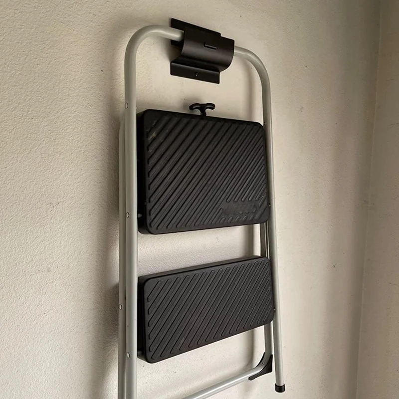 Heavy-Duty Ladder Hanger-Wall Mount Ladder Hooks For Ladder Storage-Wheelbarrow Hangers For Garage Wall-1 Pack Easy To Use 3