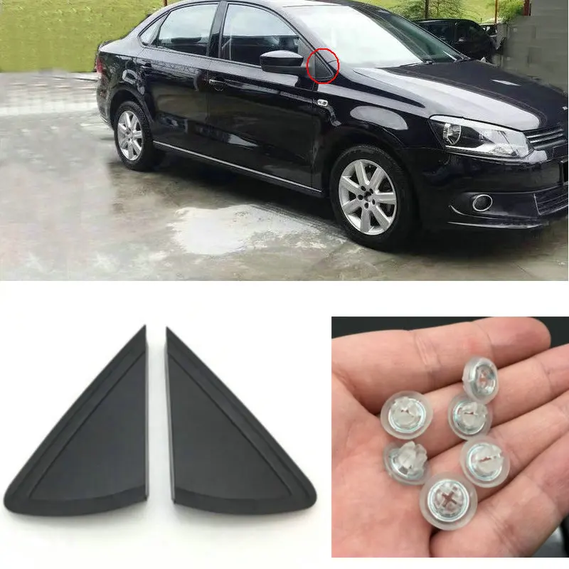 6RU853273/6RU853274 For Polo sedan 2010-2020 Exterior rearview mirror triangle Mirror base