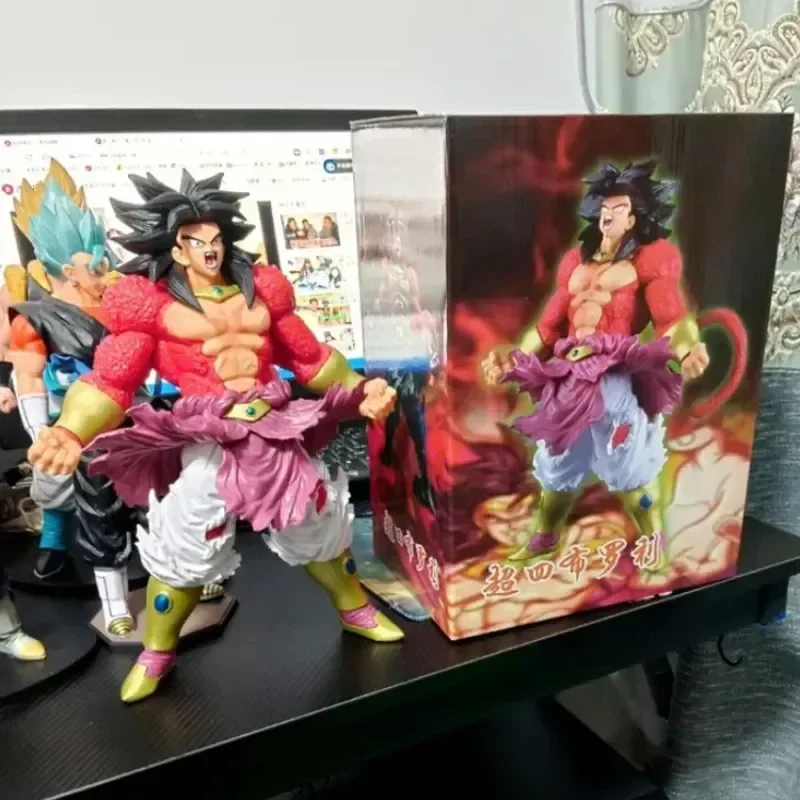 Nuovo 32Cm Super Dragon Ball Heroes Figure Broly Ssj4 Broly Dark Pvc Action Figures Modello Statua Giocattoli Festival Migliori Regali Fantastici