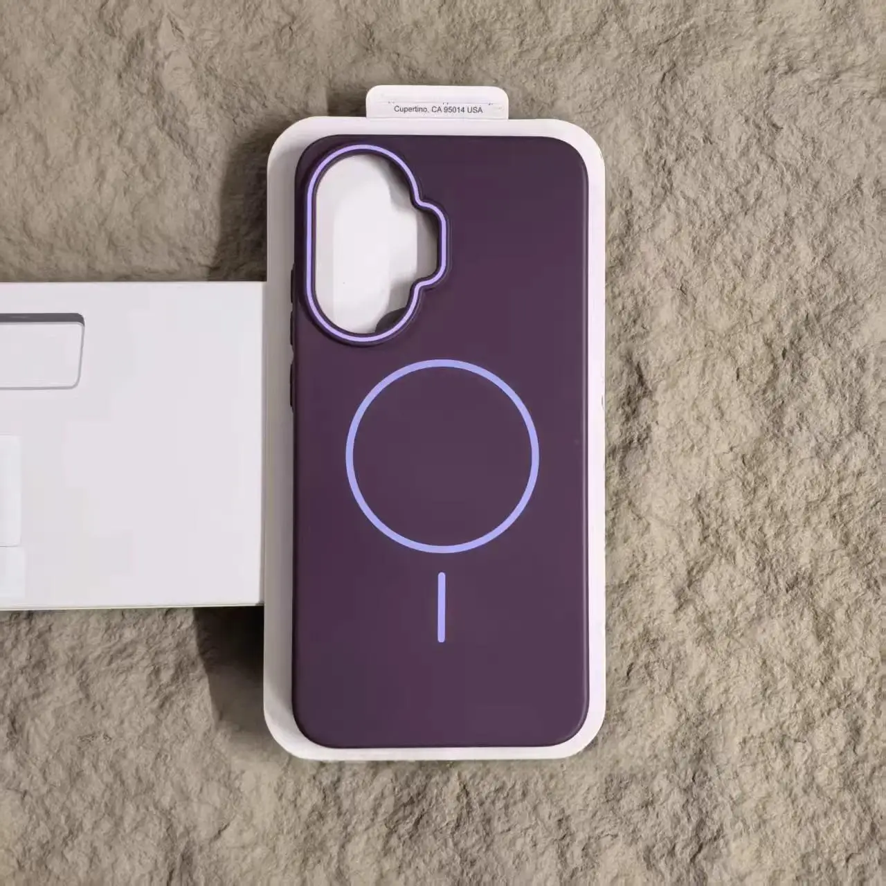 Magnetic Matte Shockproof Hard Case with Transparent Bumper