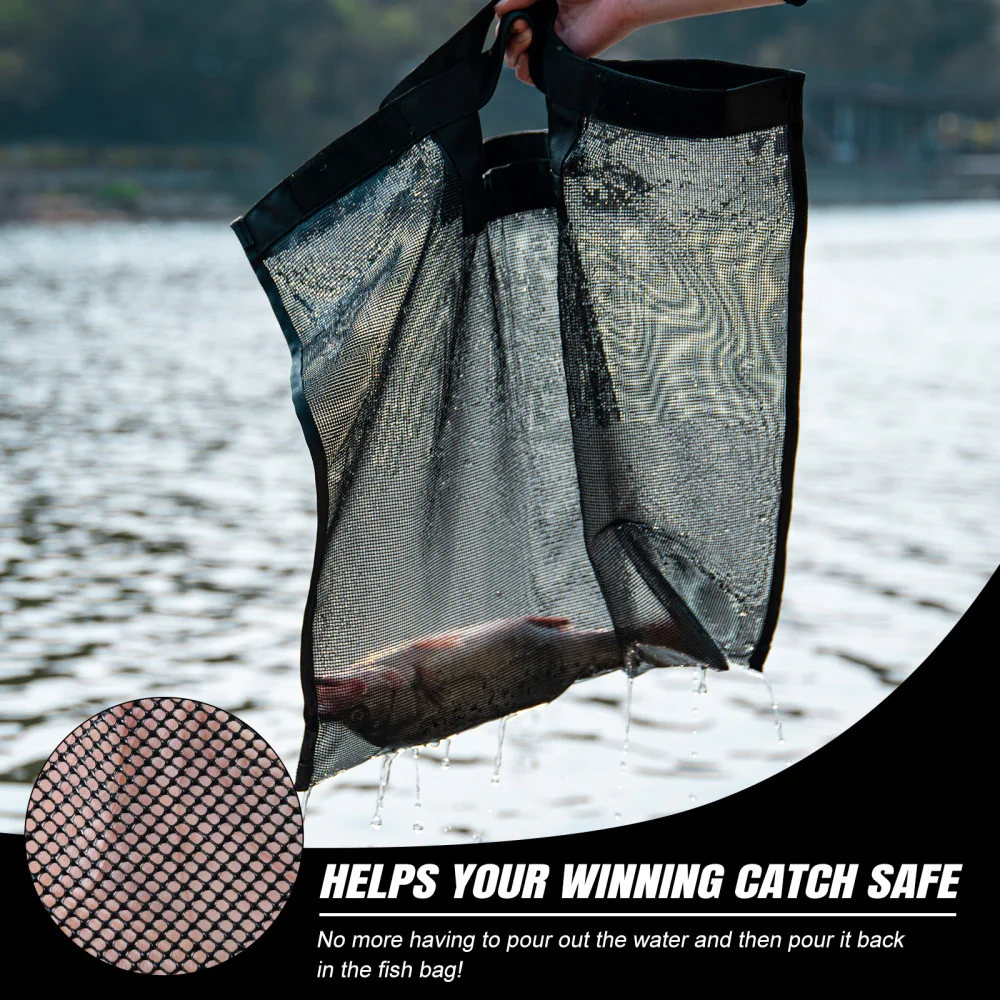 Goture Weigh-in Fish Bag Removable Inner Mesh Tournament Fish Bags with  Fish Ruler Heavy Duty Weigh-in Fish Bag for Bass Fishing