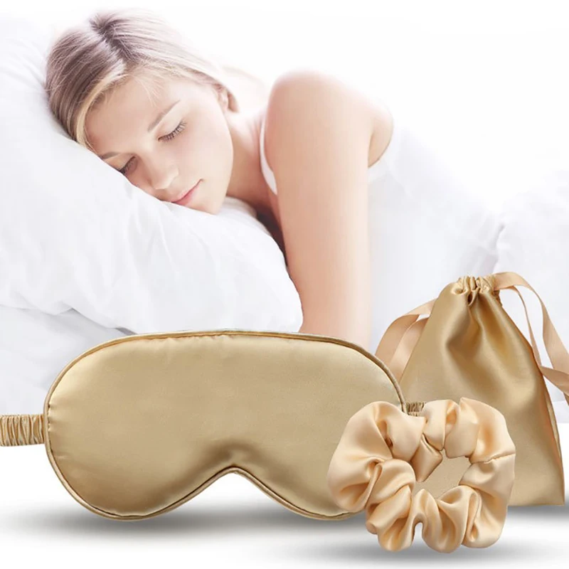 Maschera Per Dormire Maschera Per Gli Occhi In Seta Per La Notte Fascia Per Dormire Aiuta Gli Occhi A Coprire La Fasciatura Per Il Pisolino