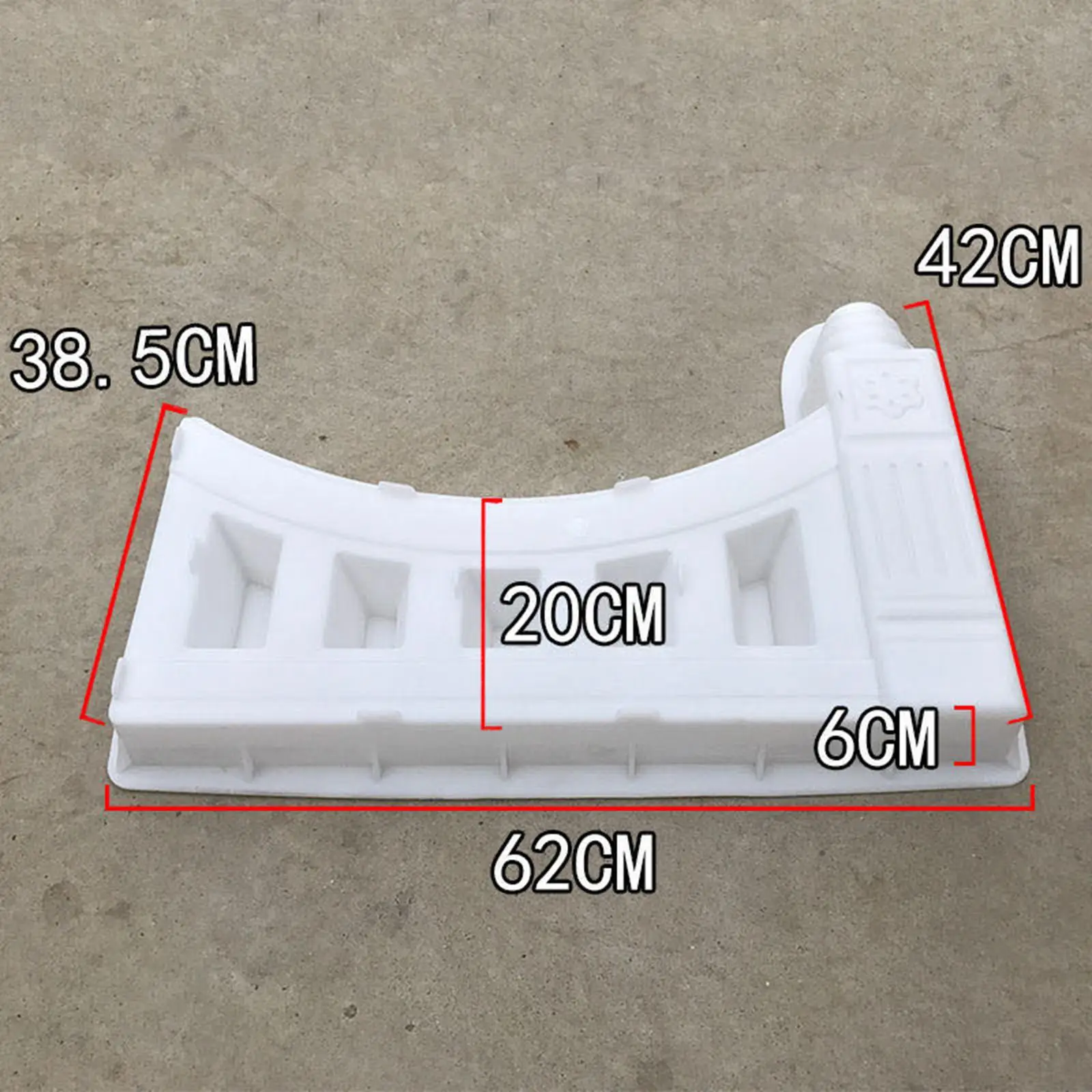 Concrete Molds for Garden Fence Parks Flower Beds Reusable