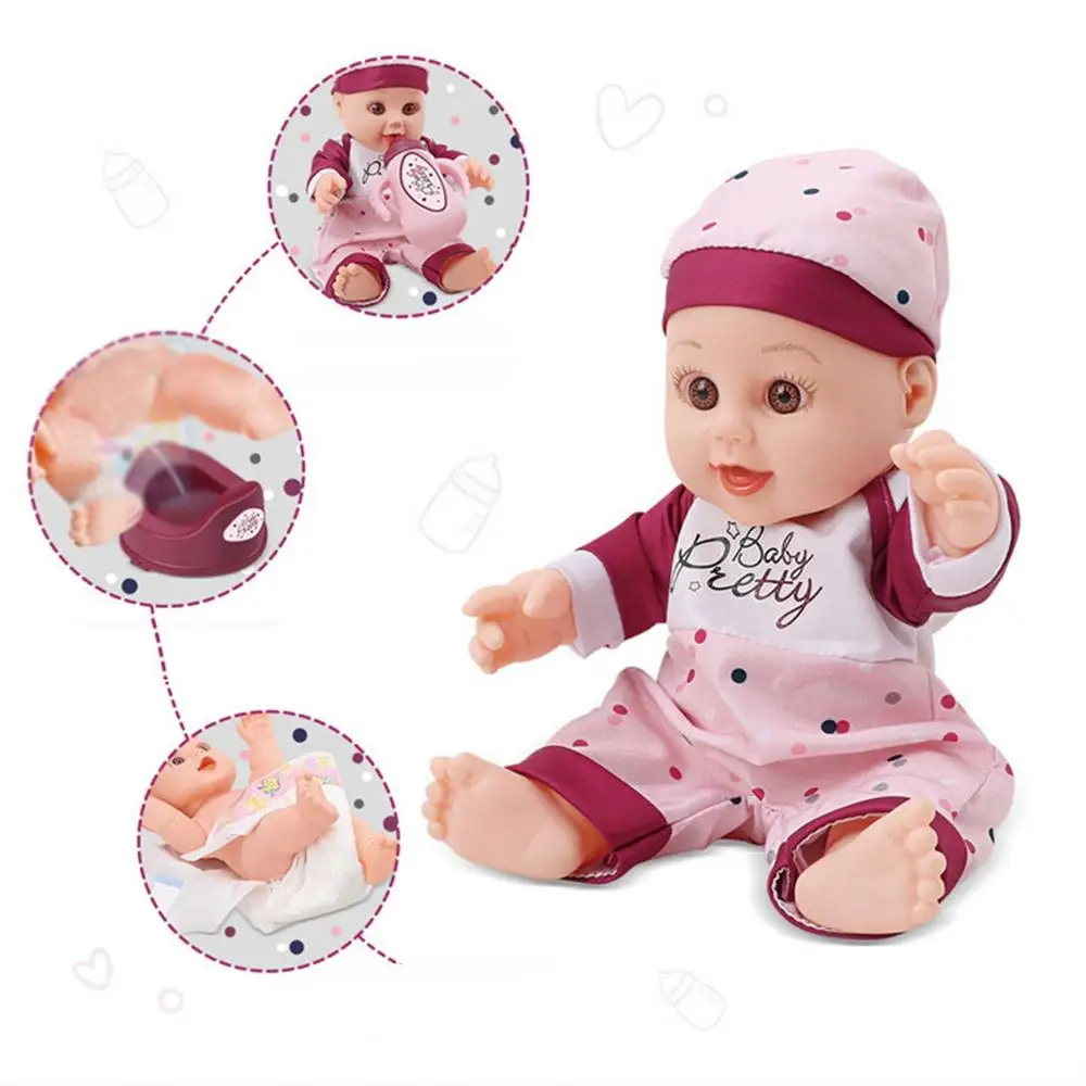Realistic Newborn Baby Dolls Real Looking Baby Dolls Babies With Bottles Plates Spoon Scarves Real Life Toddler Dolls For Kids
