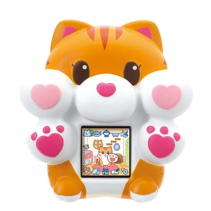 

Tamagotchi Bandai оригинальная игровая консоль Sega, хомяк, плюшевая мягкая модель, милые игрушки, подарок на день рождения для детей