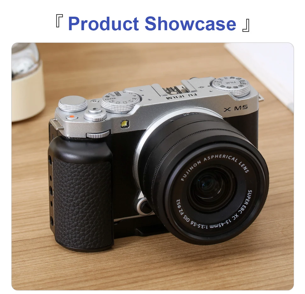 Camera Extension Plate for Fujifilm XM5 Camera L Shape Grip Mount Plate Camera H
