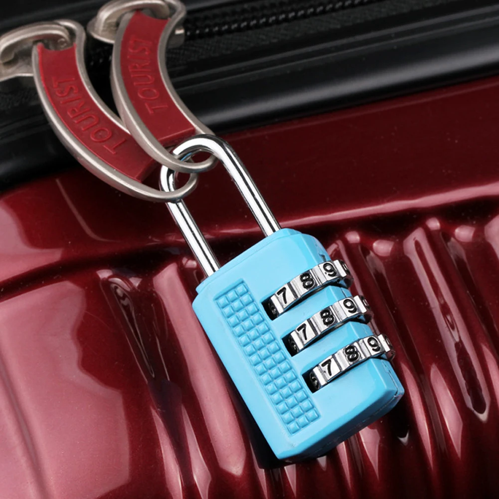 1 Pcs Practical Cabinet Locker Lock Combination Lock 3 Digit Combination Padlock Luggage Coded Lock Security Security Lock