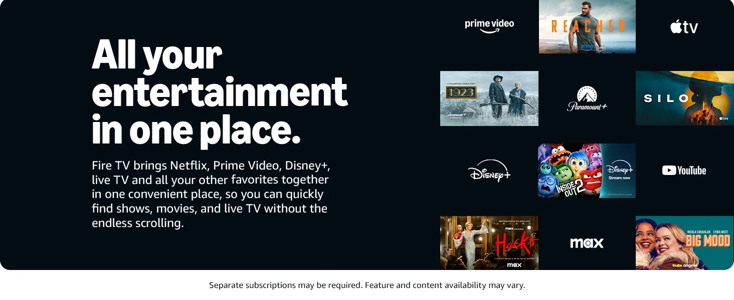 entertainment in one place