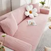 Elastic Sofa Cover Corn Velvet Adjustable Stretch Slipcovers Corner Couch Covers 1/2/3/4 Seater L Shape 6
