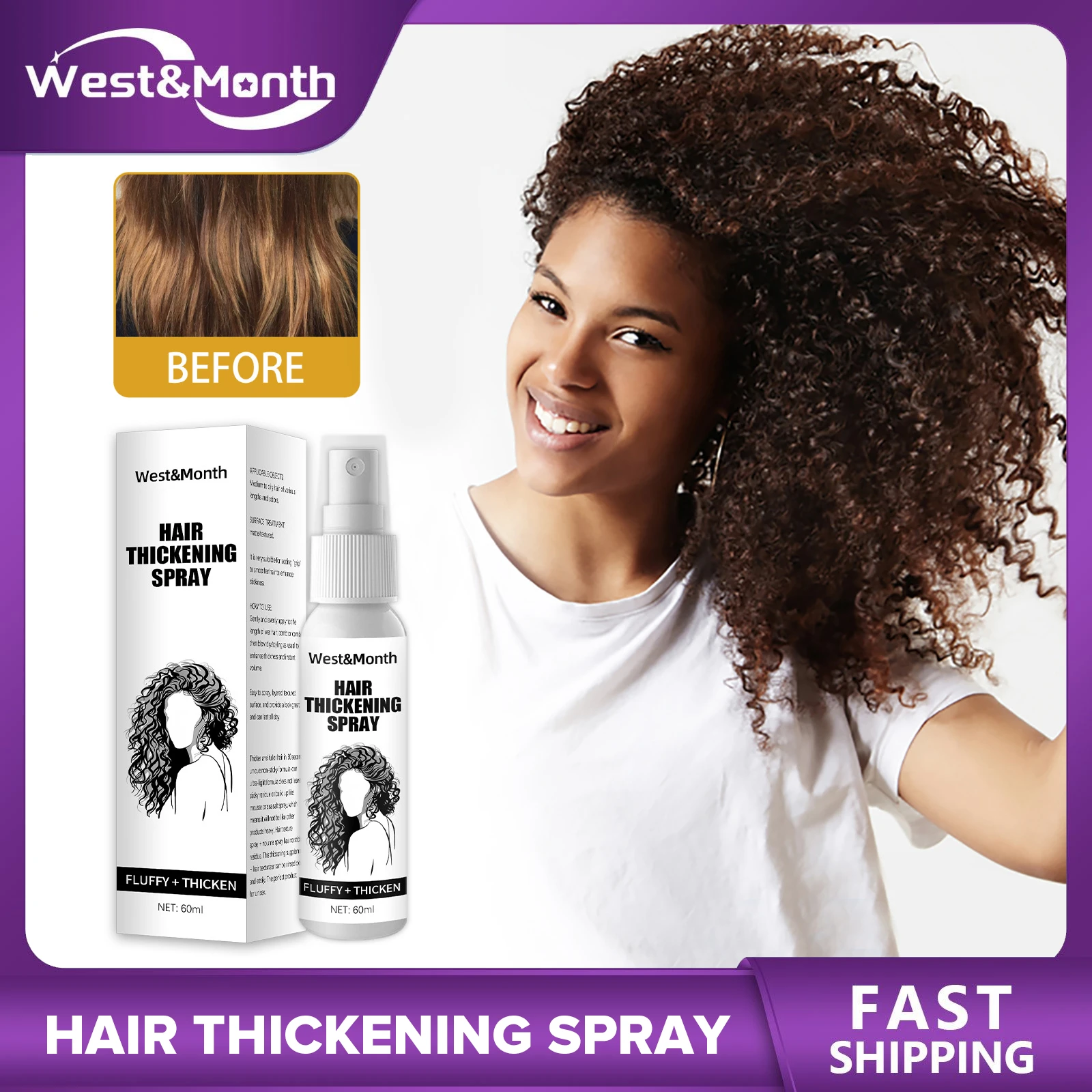 Hair Thickening Spray Hair Building Growth Keratin Fiber Topic Thickening  Spray Hair Women Men Volumizer Hair Loss Products - Hair Building Fibers -  AliExpress
