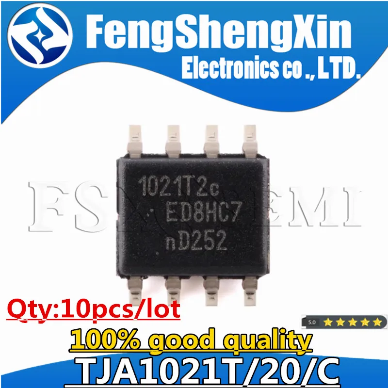10pcs/lot TJA1021T 1021T2C TJA1021T2C TJA1021T/20/C  TJA1021 SOP-8  car CAN transceiver communication chip