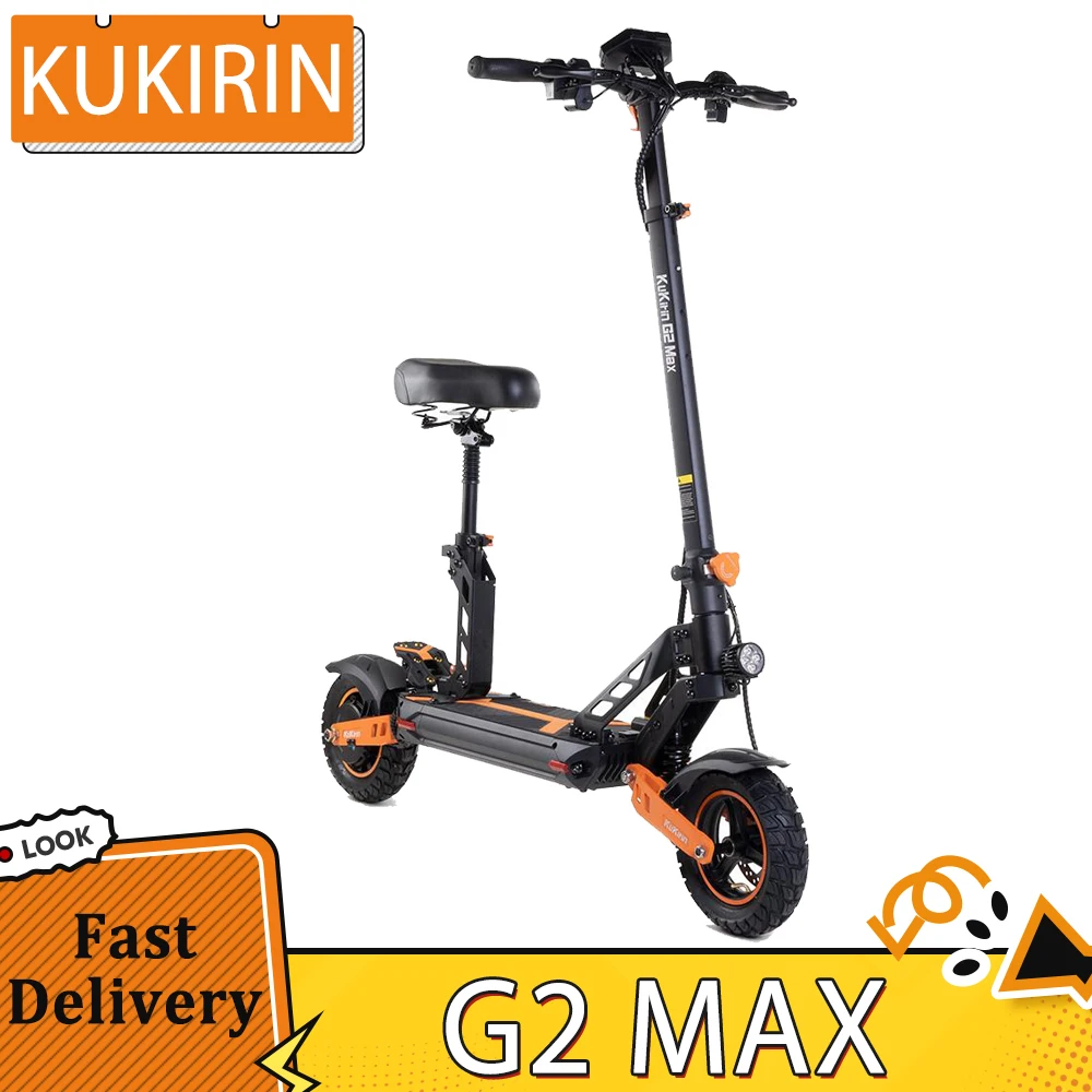 KUKIRIN G2 MAX Electric Scooter 10*2.75 Inch Off-road Pneumatic Tires 1000W  Brushless Motor 55Km/h Max Speed 48V 20Ah Battery - AliExpress