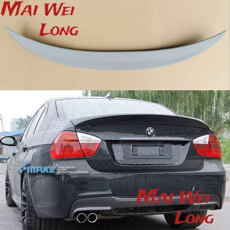 

Rear Trunk ABS Boot Lip Lid Spoiler M Sports Matte Black Exterior Rear Roof Wings Trunk Lip For BMW 3 Series E90 2005-2011