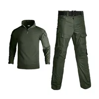 Outdoor Uniform Men Clothes Suits Training Suit Hunting Shirts Hiking Pants Paintball Sets Windproof Pant Wear resistant 1