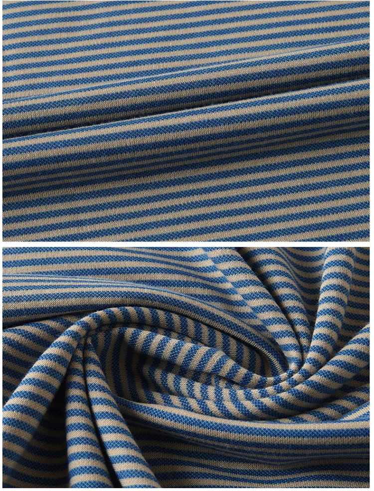 Summer Business Casual Quality Cotton Breathable Comfortable Lapel Polo Short Sleeve Striped Print Design Korean T-shirt Top 29 S921809682a4b410db3fb1ab1a1abe850O