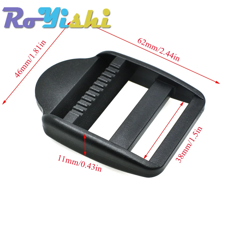 10pcs/pack Plastic Ladder Lock Slider Buckles Back... – Grandado