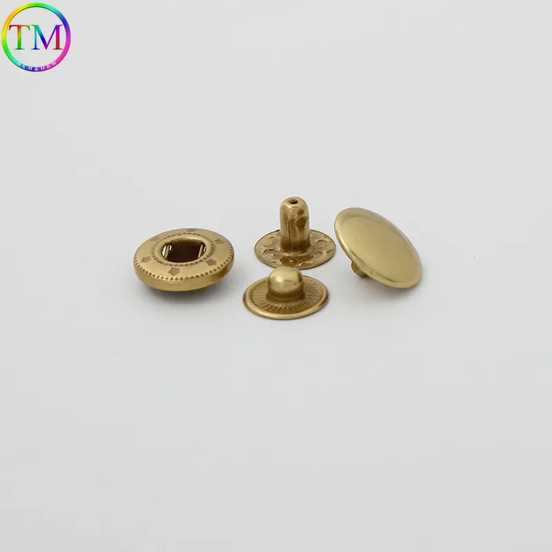 20-100 Pieces Multi-Color Snap Fasteners Metal Snaps Rivets Stud Leather Bag Clothes Jacket Repair Rivet Diy Accessories