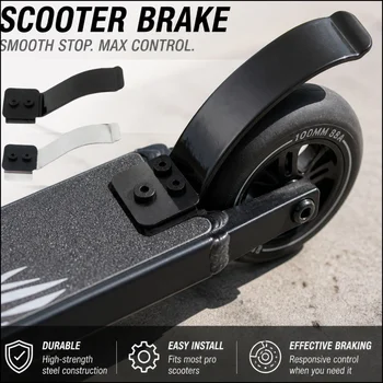 Scooter in acciaio inossidabile Flex Brake 100mm/110mm Scooter Hardware Uomo Donna Accessori per sport all'aria aperta 125x35mm