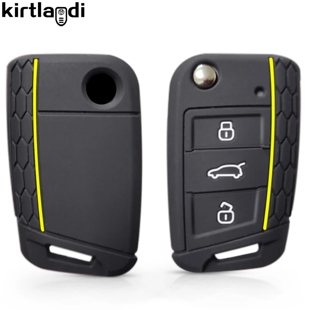 Key case cover Key case Remote control case cover For VW golf 7 T-Roc polo Tiguan For Skoda karoq octavia rapid Seat leon ibiza Ateca Combi Cuptra