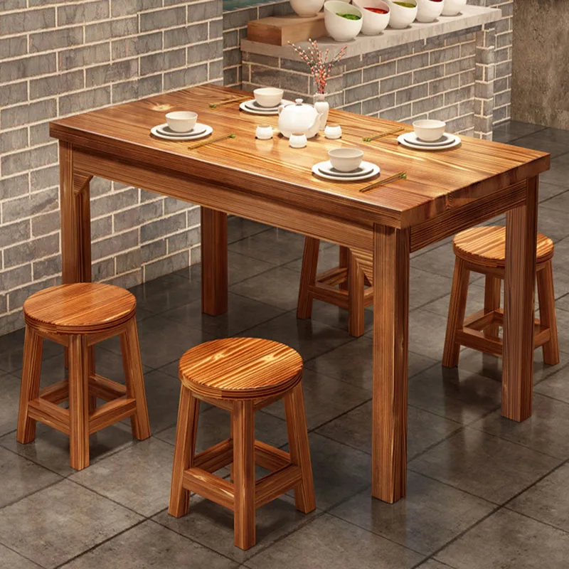 Outdoor Coffee Restaurant Table Luxury Narrow Modules Corner Restaurant Table Center Console Muebles De Cocina House Furniture