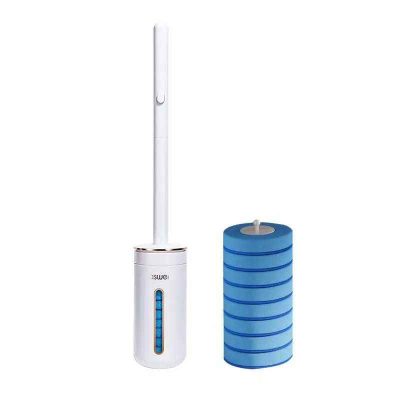 

Toilet Brush And Holder Toilet Wand Holder No Contact Pleasant Fragrance Toilet Cleaning Brush Scented Toilet Brush For Hotel