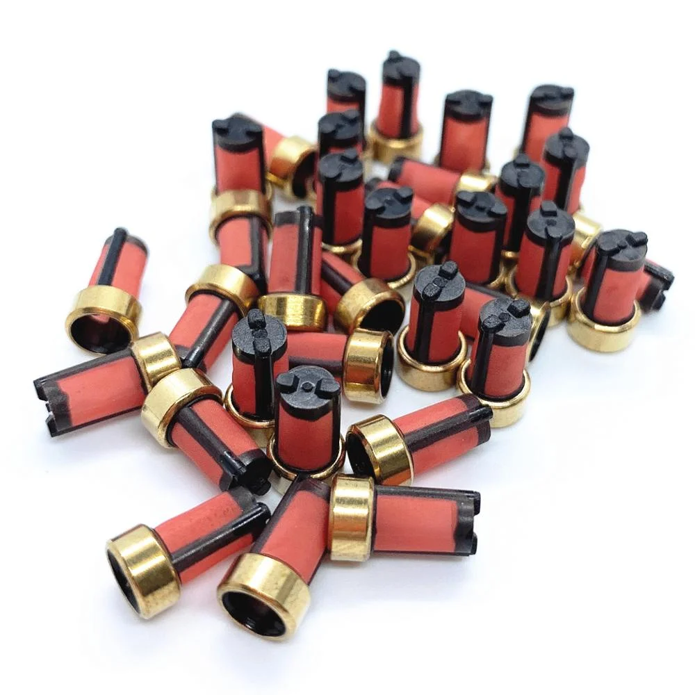 100piecesFuelinjectorbasketmicrofilterASNU003goodqualityfor